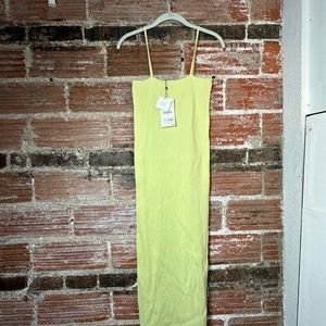 NWT ZARA YELLOW DRESS